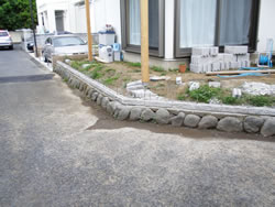 施工途中　画像