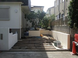 3.枕木施工中
