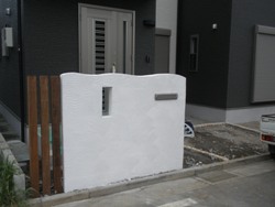4.門柱完成