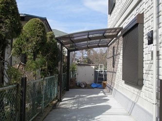 4.カーポート完成