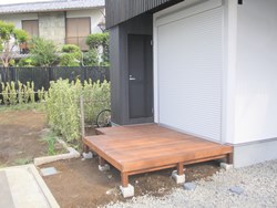 2.ウッドデッキ完成