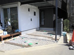 5.コンクリートの下地部分です