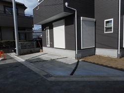 4.駐車場完成