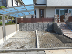 5.駐車場下地