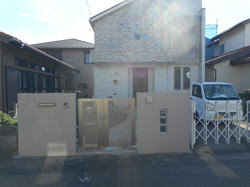 3.門柱完成