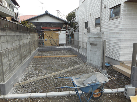 5.駐車場下地