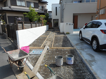 3.駐車場下地
