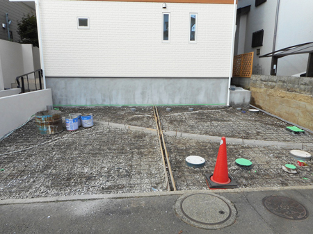 4.駐車場下地