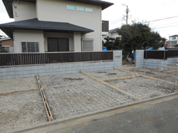 2.ブロックとフェンス完成