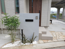 3.門柱完成
