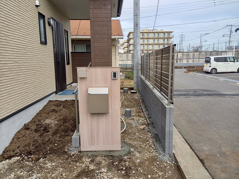 2.門柱完成