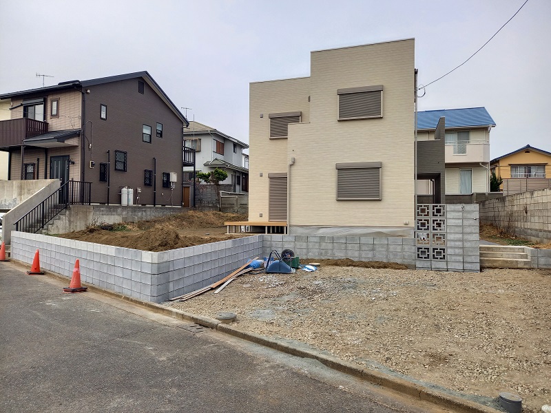 2.ブロック積み完成