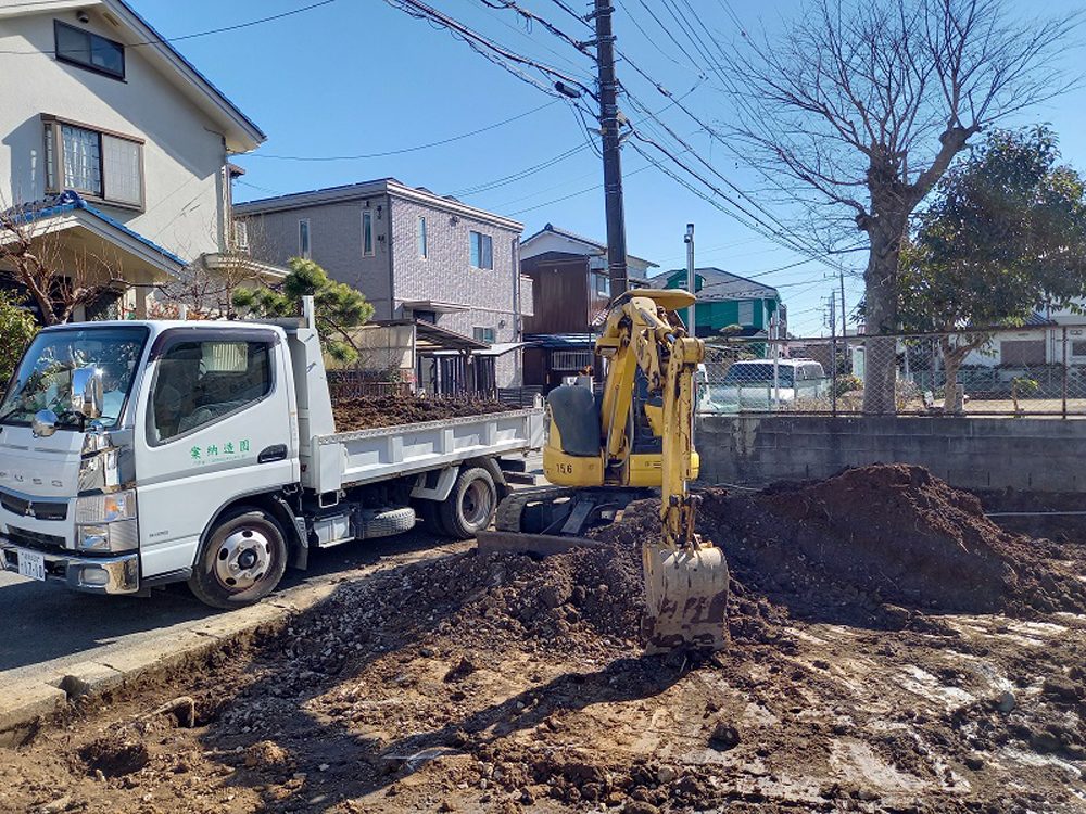 2.残土鋤取り