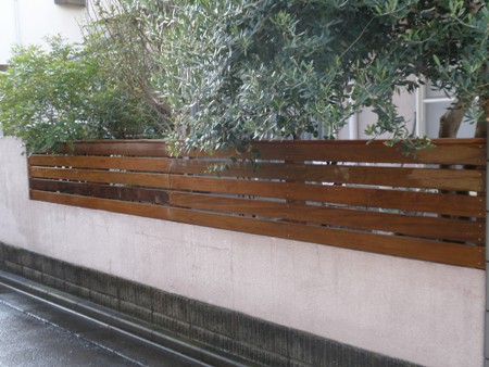 藤沢市　Ｍ様邸　ウッドフェンス