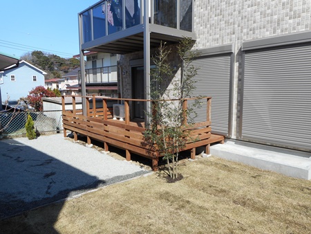 鎌倉市Ｉ様邸ウッドデッキ