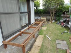 3.骨組み完成