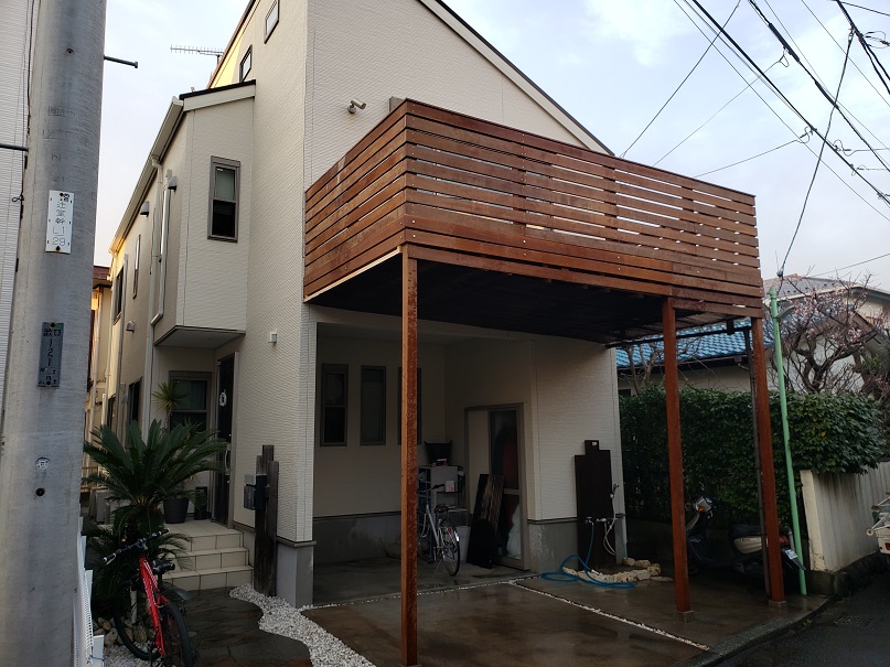藤沢市W様邸 ウッドデッキ工事
